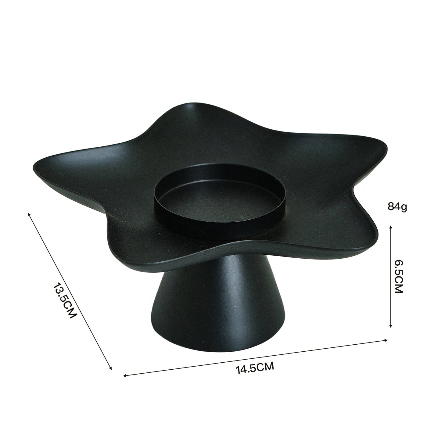 Star Candleholder Tray for Aromatherapy Candles, Iron Home Decor