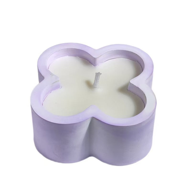 Clover Scented Candle Smokeless Handmade Candle