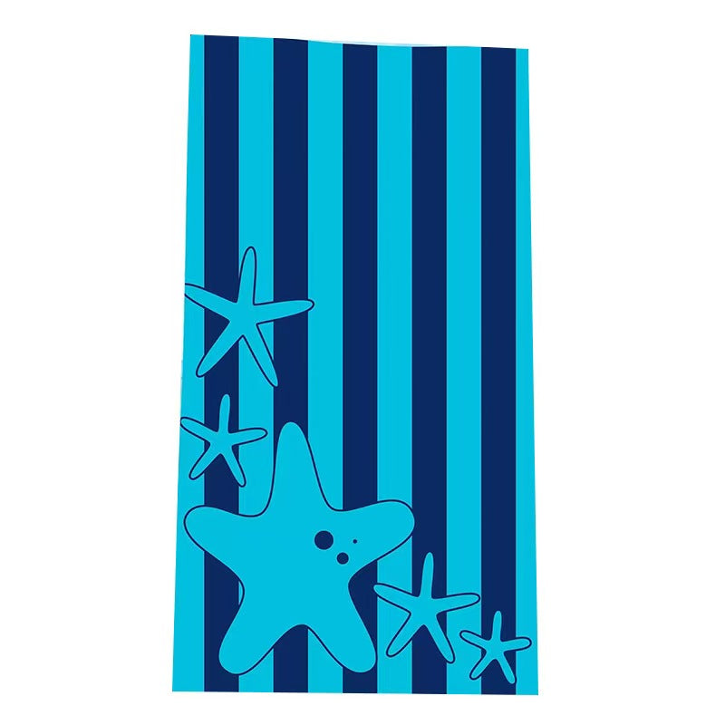 Premium Microfiber Beach Shawl Towel Oversized Quick Dry Absorbent Travel Bath Wrap for Summer Use
