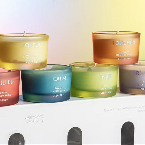 7 Day Rainbow Mood Candle Gift Set