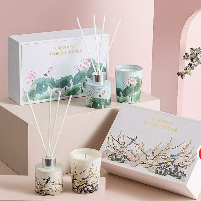 Custom Four Seasons Scented Candle Gift Set