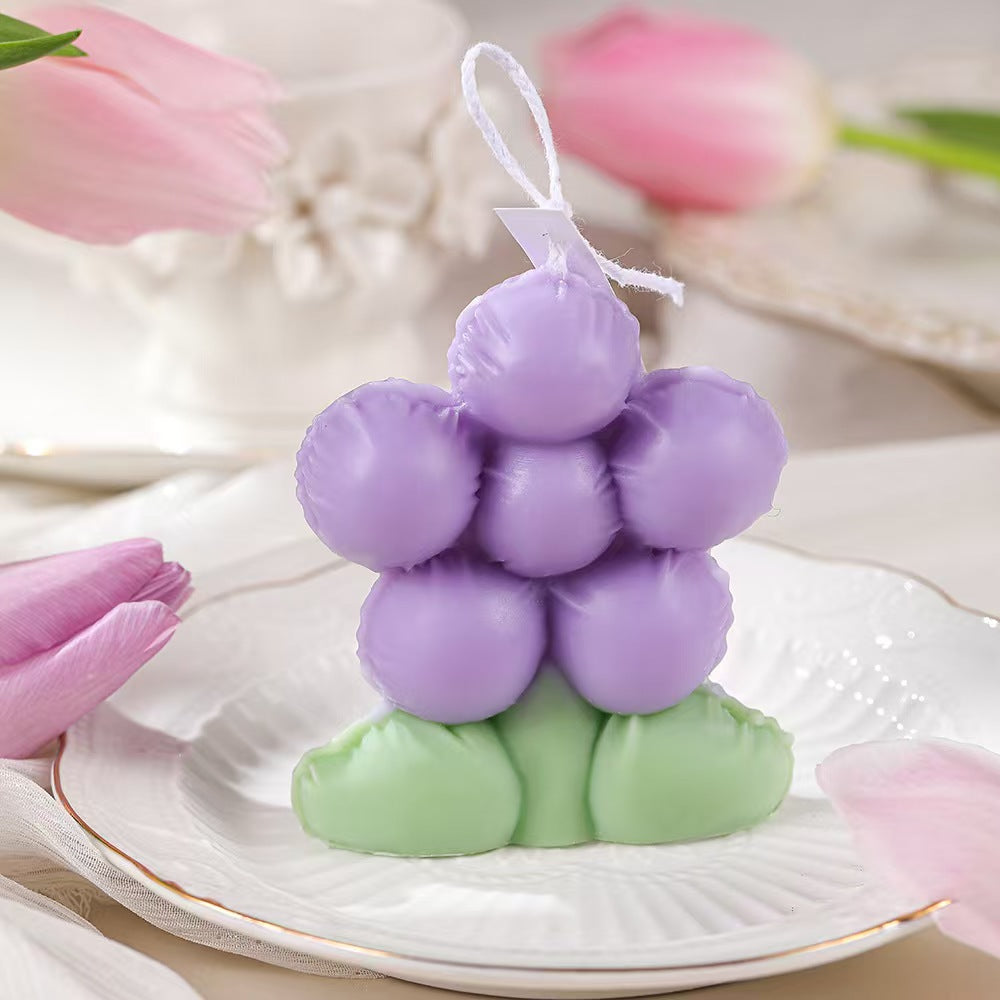 Floral Scented Candle for Romantic Decor