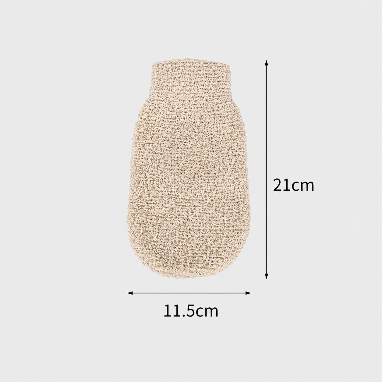 Natural Jute Exfoliating Bath Mitt – Deep Cleansing Shower Glove for Gentle Scrubbing & Daily Body Care