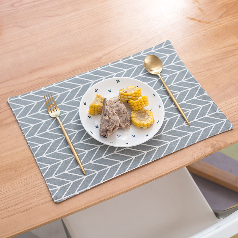 Nordic Linen Placemat & Heat-Resistant Table Mat