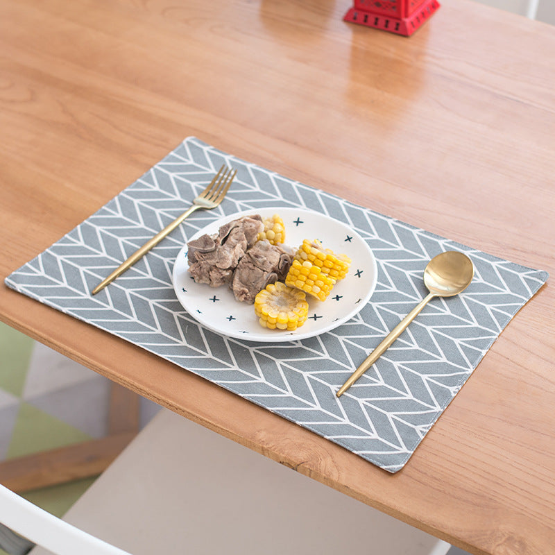 Nordic Linen Placemat & Heat-Resistant Table Mat