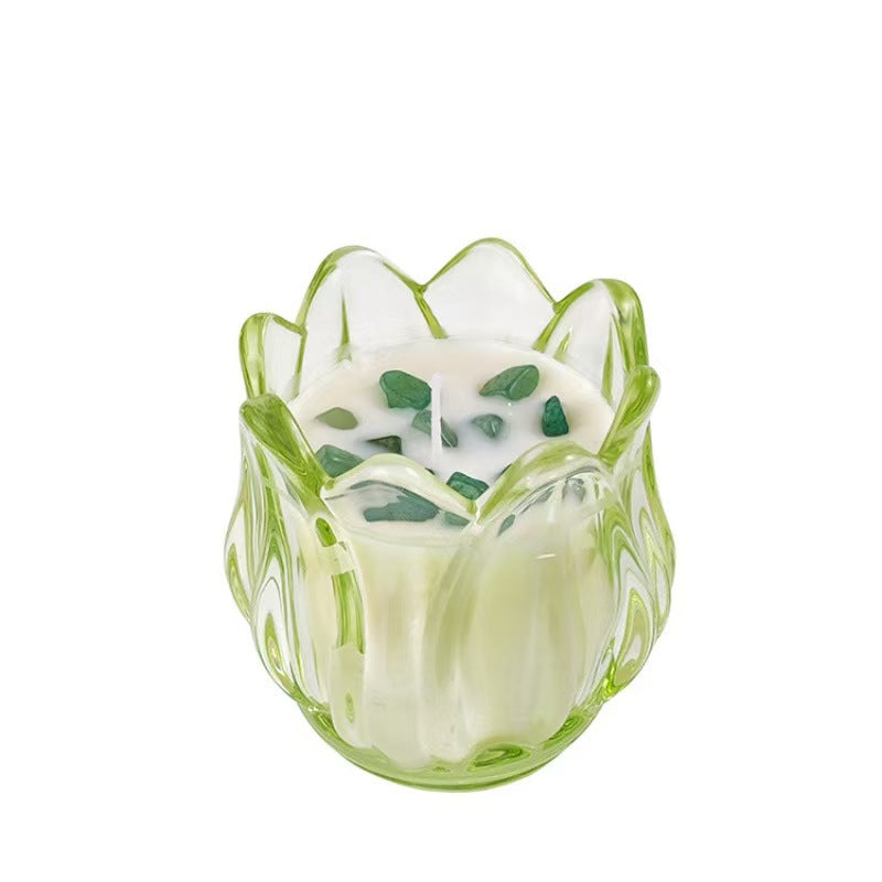 Floral Scented Candle Smokeless Handmade Candle