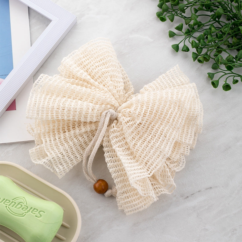 Natural Loofah Bath Sponge – Soft Exfoliating Body Scrubber with Hanging Rope