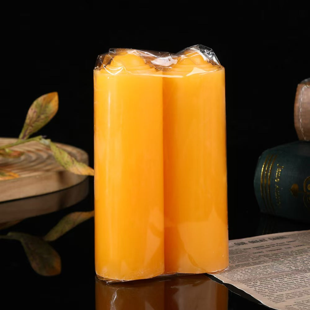 Thick Pillar Smokeless Candle Set
