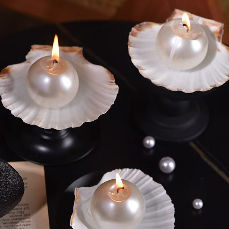 Pearl Scented Shell Candle