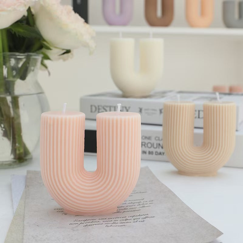 U-Shaped Rainbow Bridge Scented Candle
