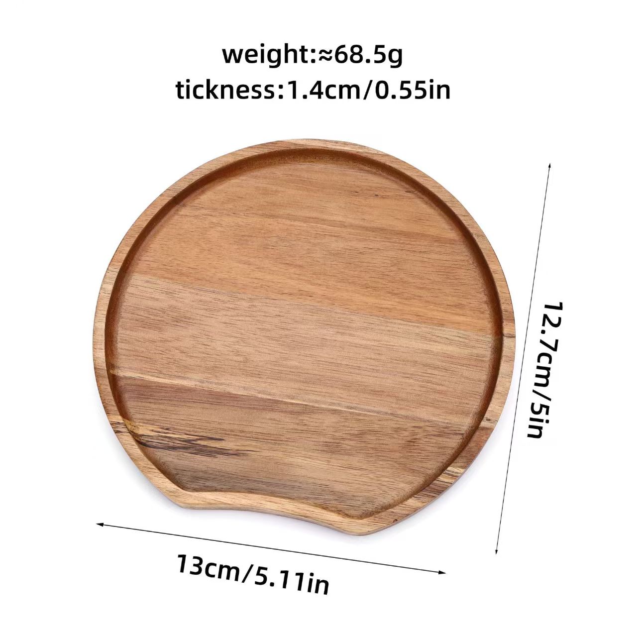 Wood Cloud Shape Serving Tray Decorative Storage Tray
