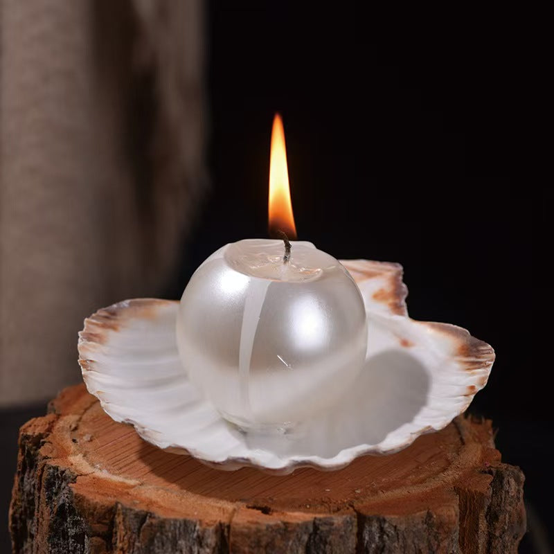Pearl Scented Shell Candle