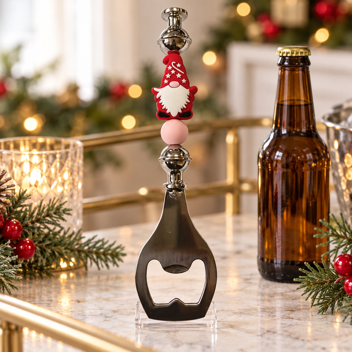 Christmas Stainless Steel Bottle Opener