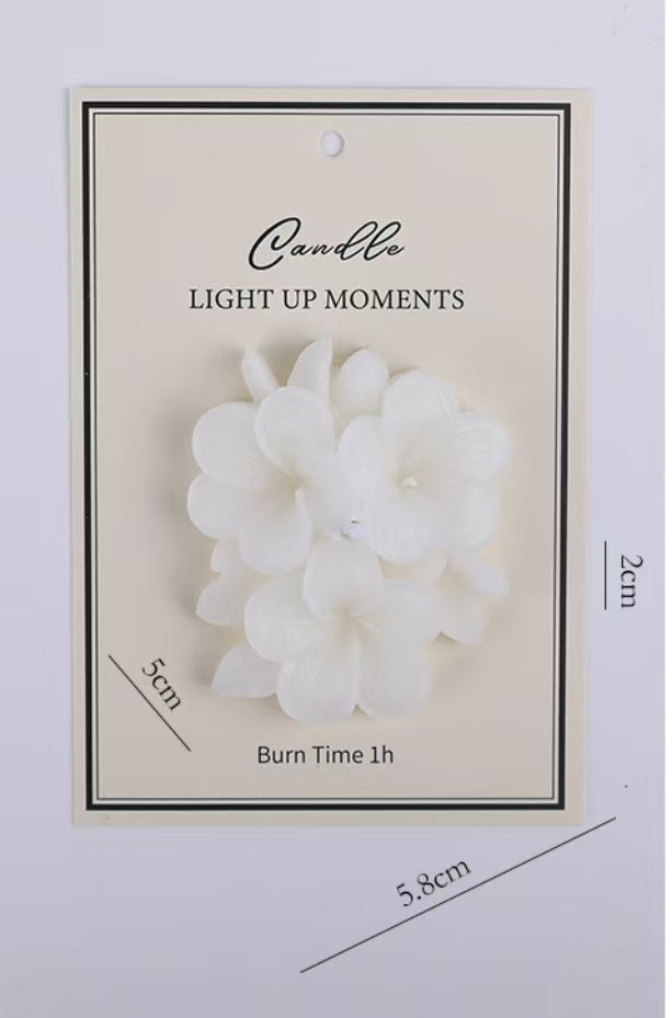 Plumeria Flower Scented Candle, Soy Blend