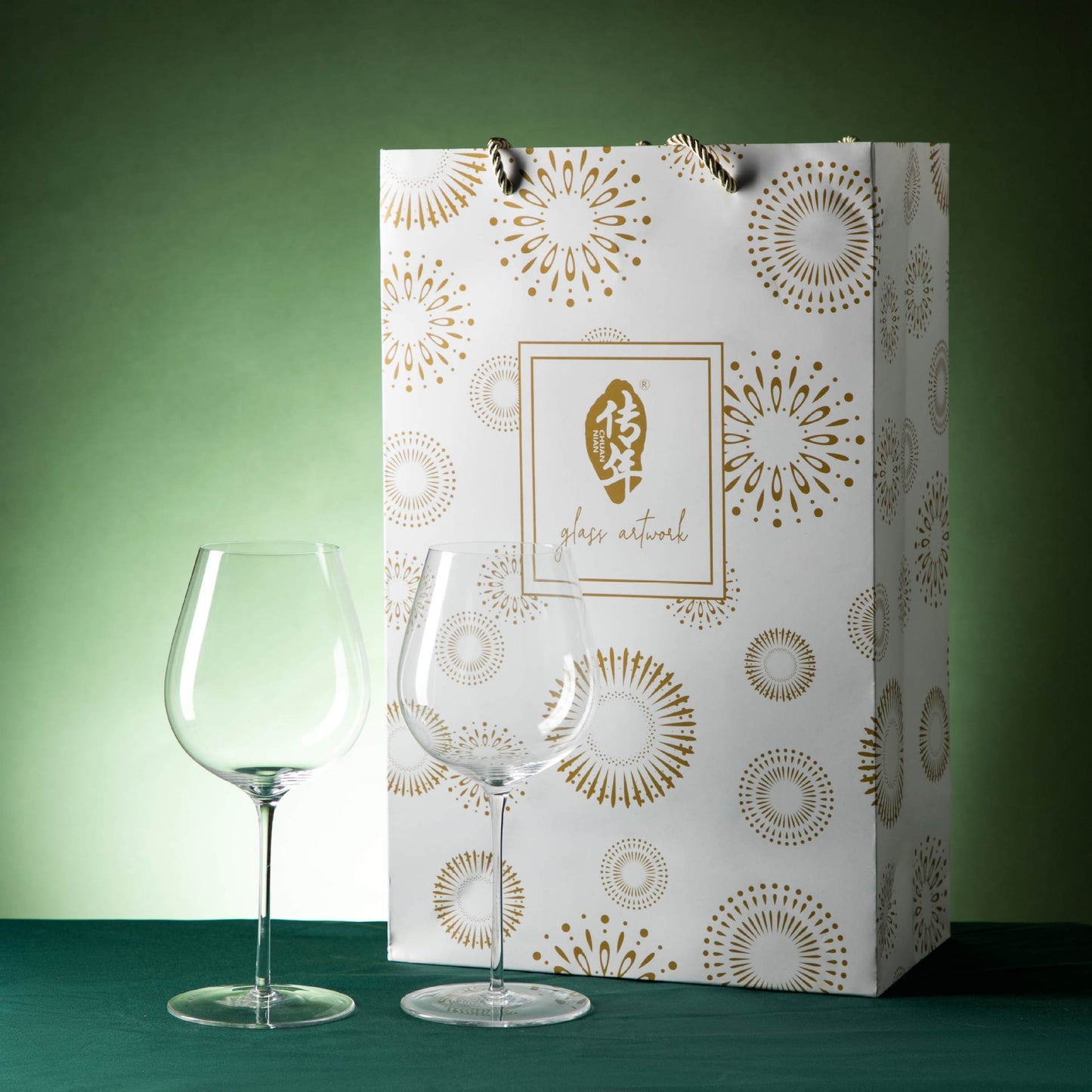 French Style Crystal Wine Glass Set – Bordeaux & Burgundy Collection