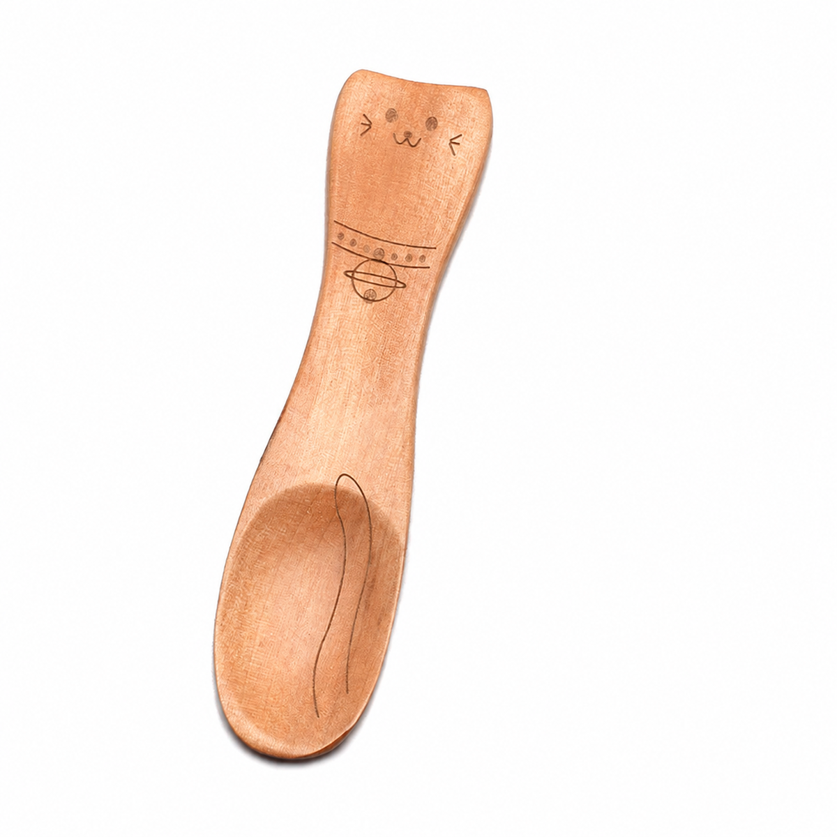 Cute Wooden Spoon | Cartoon Honey Jam Spoon for Kids Dining & Kitchen Accessories