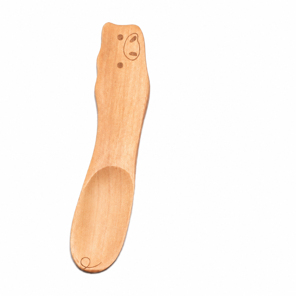 Cute Wooden Spoon | Cartoon Honey Jam Spoon for Kids Dining & Kitchen Accessories