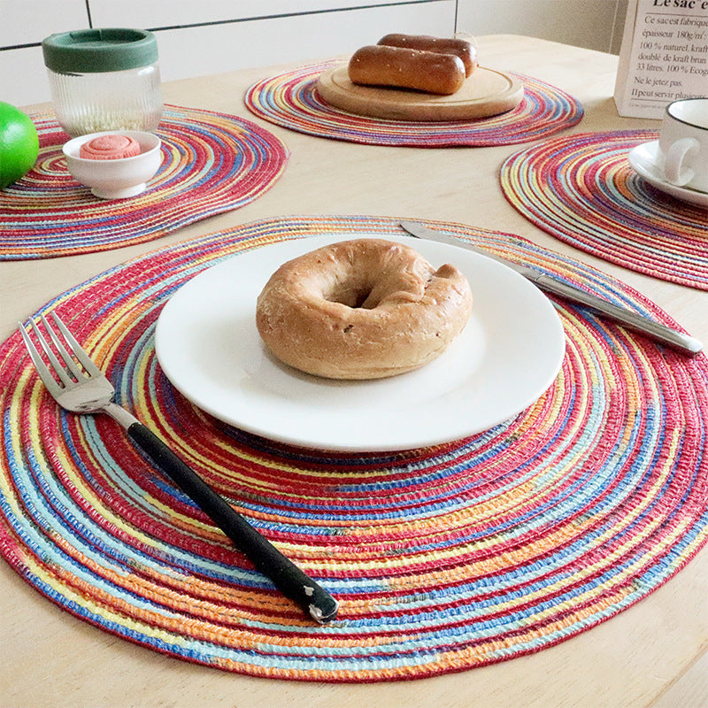 Gradient PP Table Mat, Color-Dyed Dining Placemat