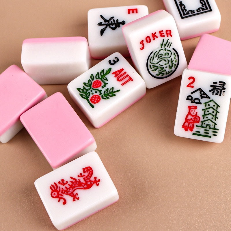 American Mahjong Set – 166 Acrylic Tiles for Classic Mahjong Play