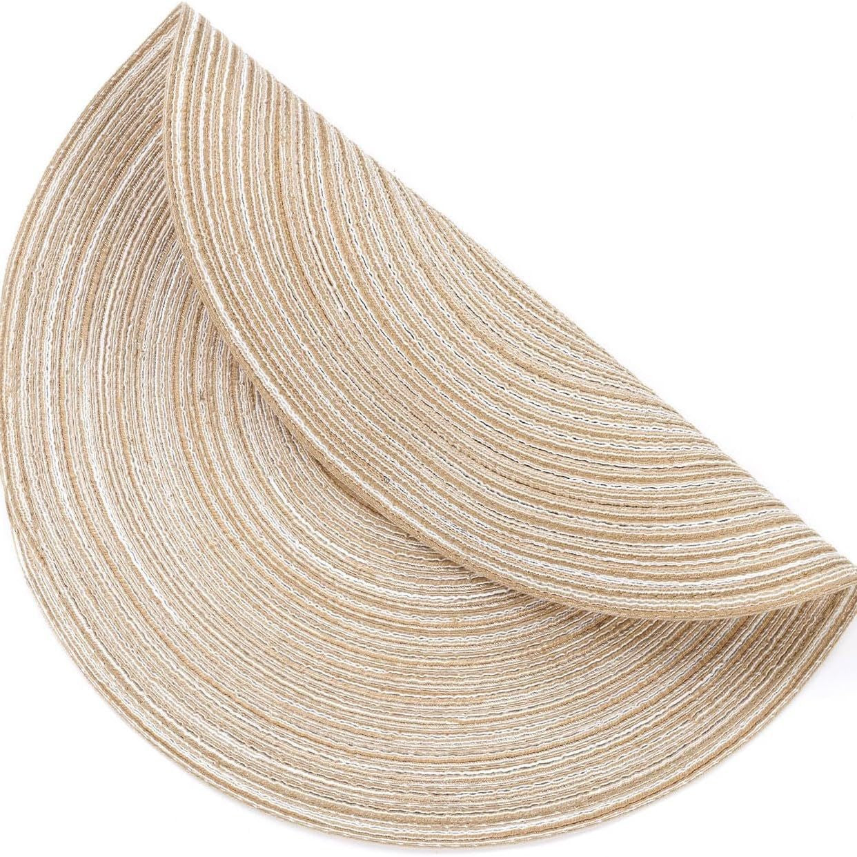 Farmhouse Round Placemat, Heat Resistant Table Decor