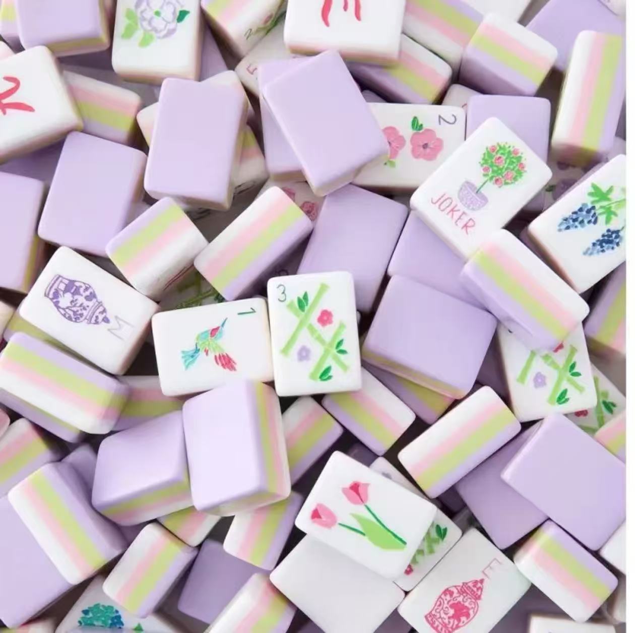 American Mahjong Game Set – Crystal Acrylic Mahjong Tiles