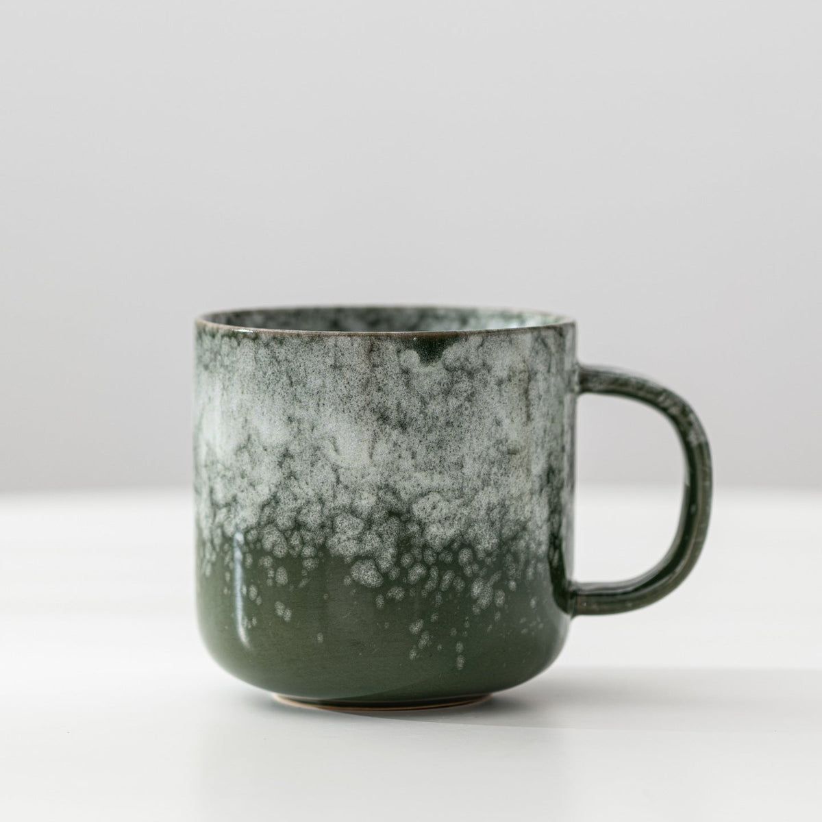 220ml Ceramic Coffee Mug – Reactive Glaze Stoneware Cup with Handle for Coffee, Tea, Latte, Café, Restaurant & Home Drinkware