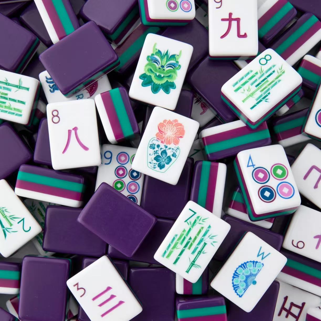 American Mahjong Game Set – Crystal Acrylic Mahjong Tiles