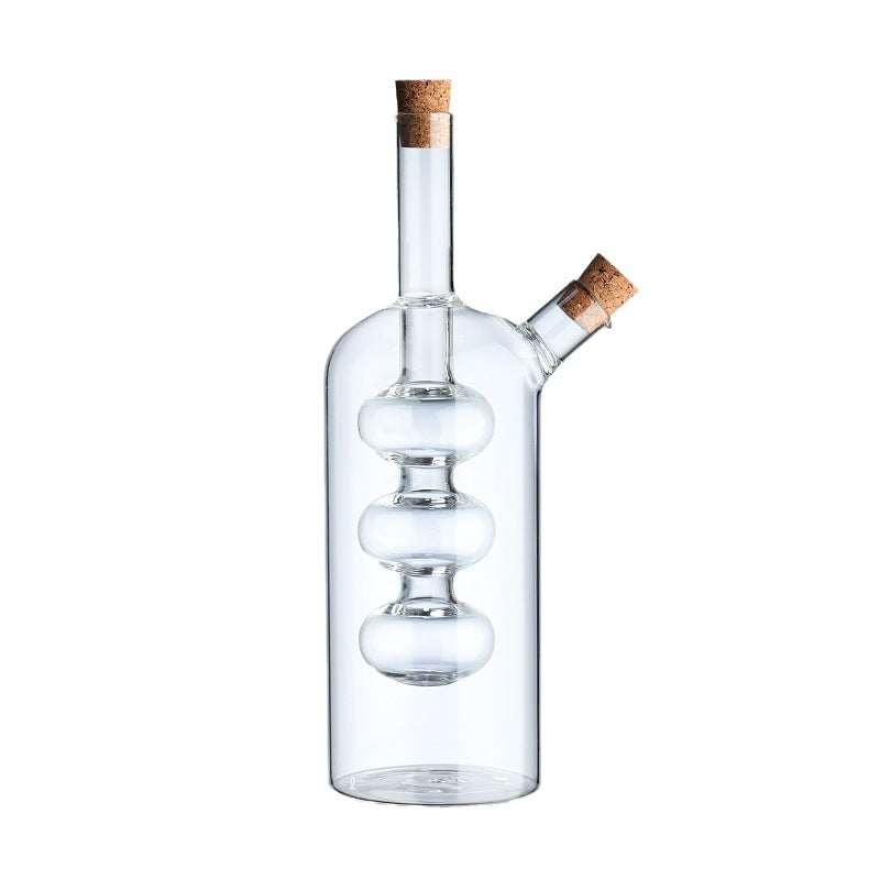 Borosilicate Glass Oil & Vinegar Dispenser – Fine Spout Seasoning Bottle