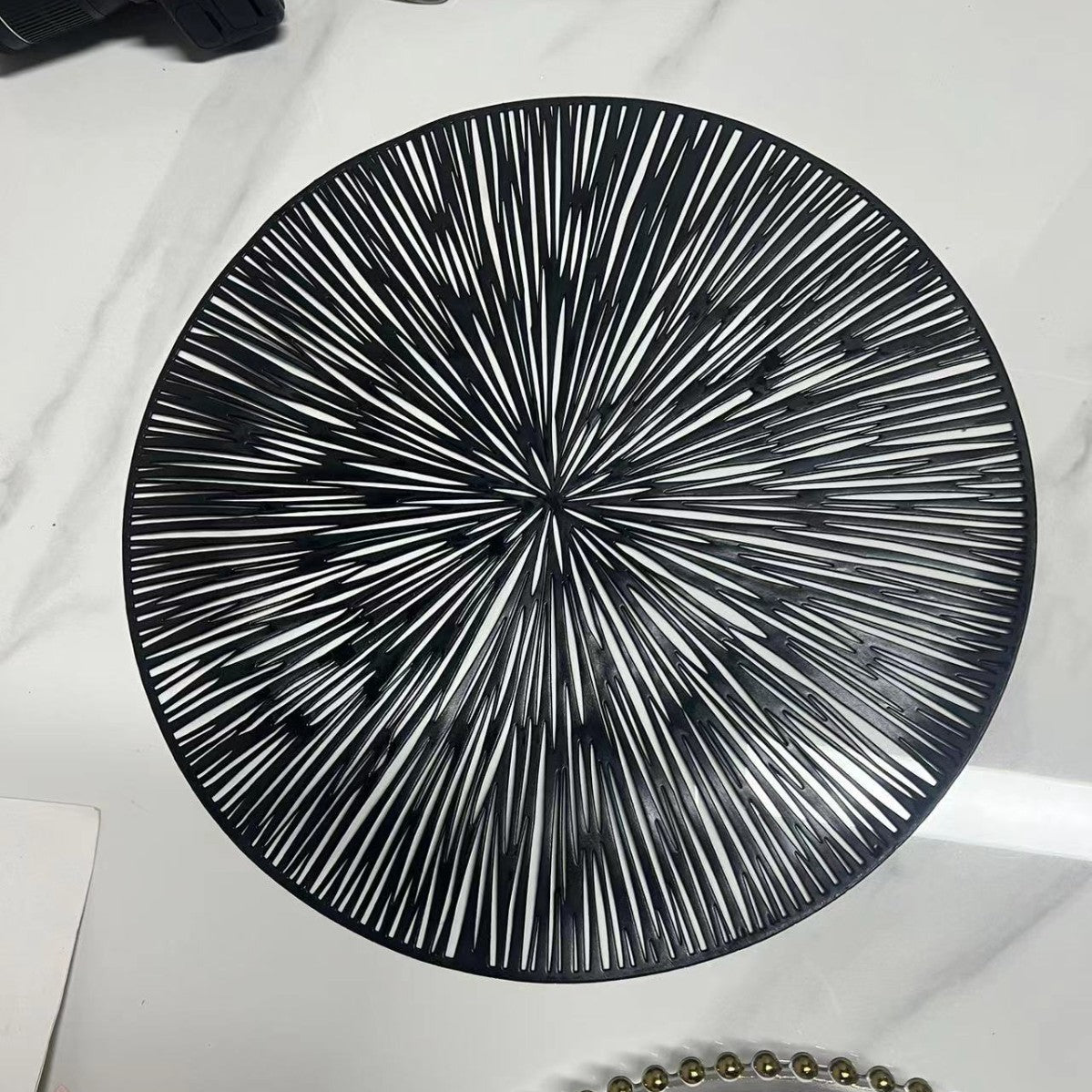 European Hollow Out Placemat – Round Ins Heat Resistant Table Mat