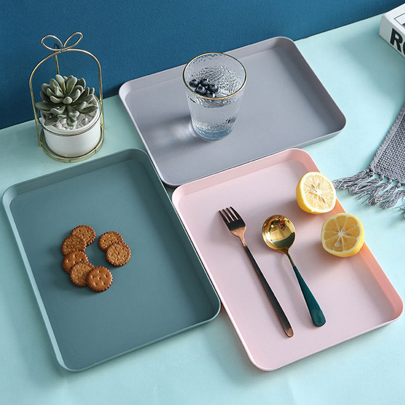 Minimalist Serving Tray – Rectangular Fruit & Dessert Tray