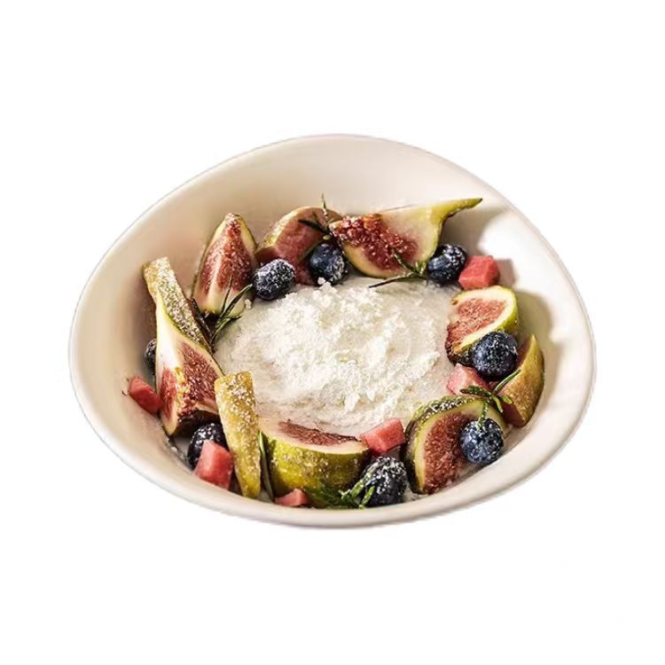 Ceramic Yogurt Bowl – 350ml Irregular Shape Breakfast Bowl