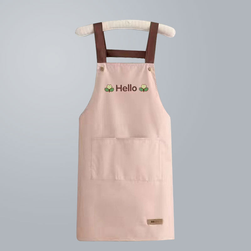 Waterproof Oil-Resistant Kitchen Apron for Men & Women, Sleeveless Cooking Apron with Large Pocket