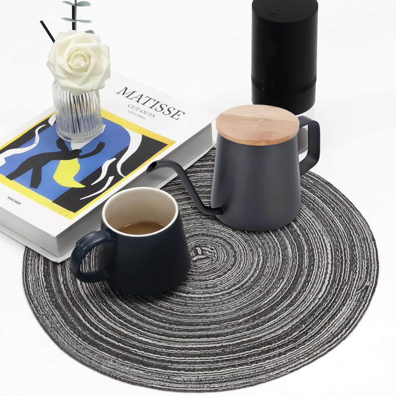 Farmhouse Round Placemat, Heat Resistant Table Decor