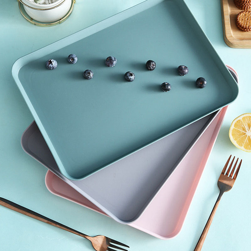 Minimalist Serving Tray – Rectangular Fruit & Dessert Tray