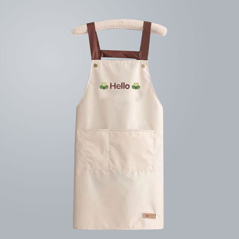 Waterproof Oil-Resistant Kitchen Apron for Men & Women, Sleeveless Cooking Apron with Large Pocket