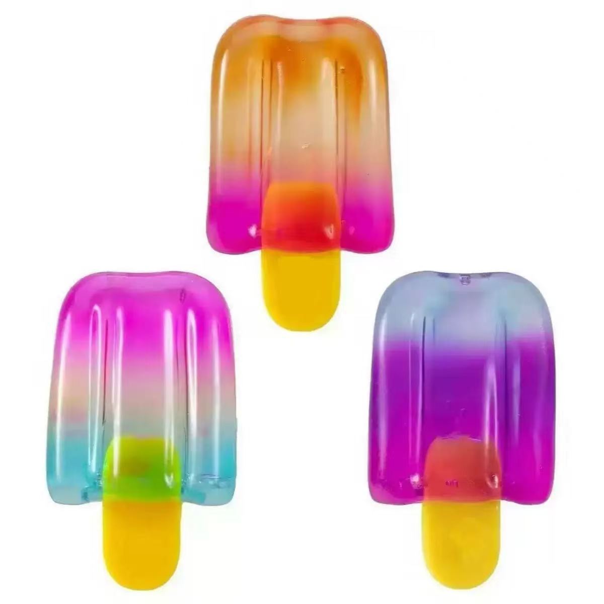 Ice Cream Squishy Toy – Gradient Popsicle Stress Relief Fidget Toy