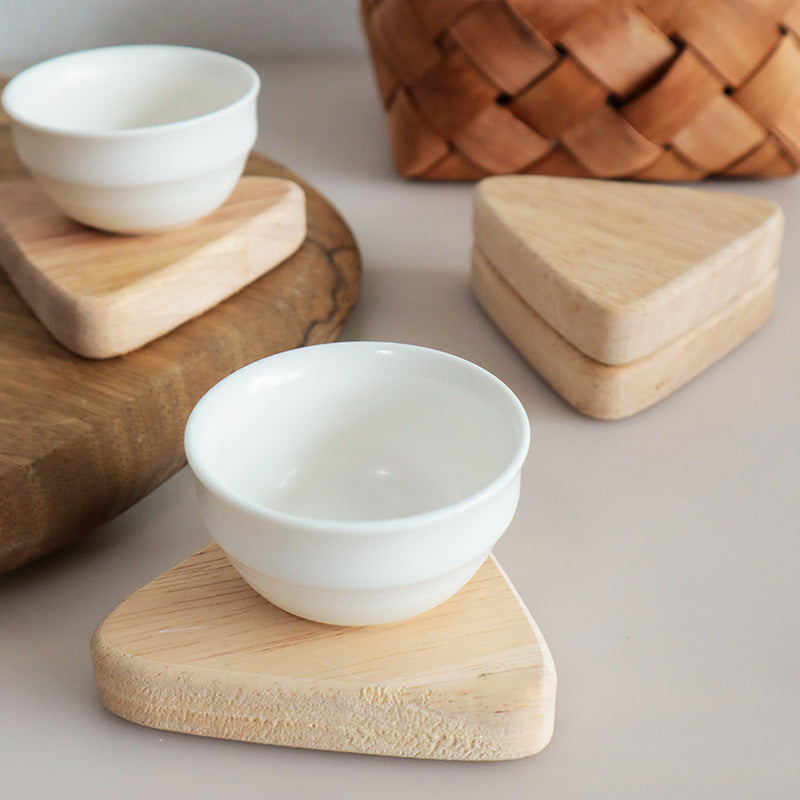 Wooden Cup Coaster, Heat-Resistant Mug and Coffee Mat