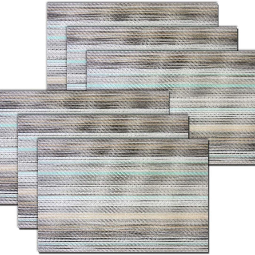 PVC Heat Resistant Placemat, Waterproof Table Mat & Coaster
