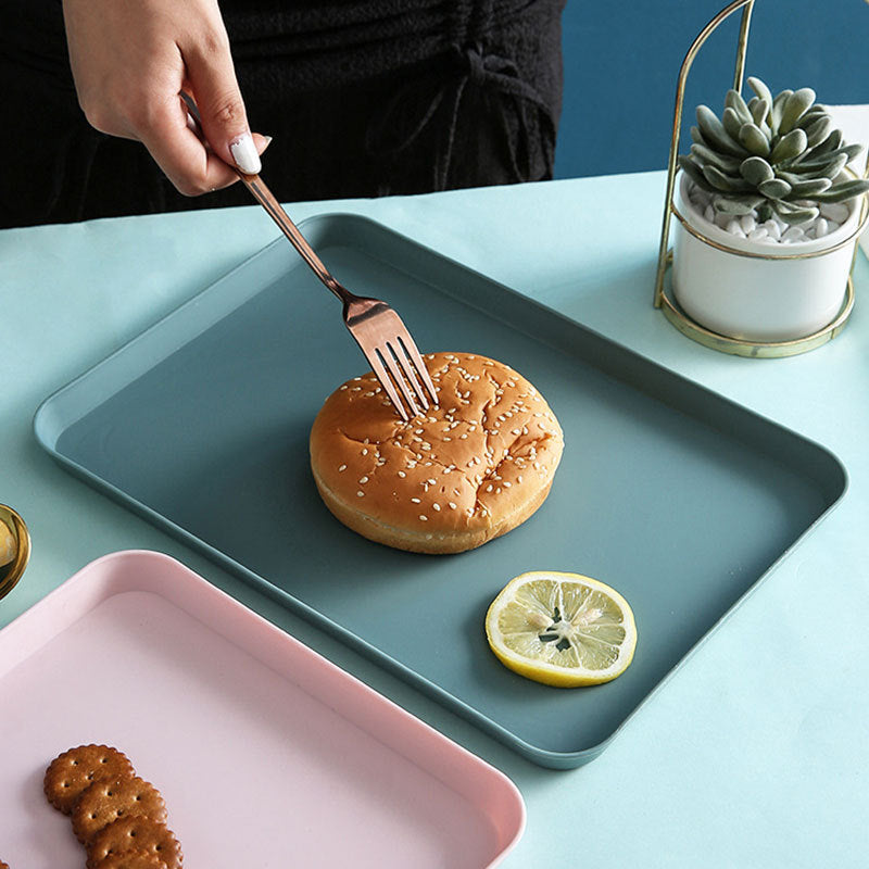 Minimalist Serving Tray – Rectangular Fruit & Dessert Tray