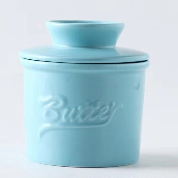 Ceramic Butter Dish with Lid – Butter & Cheese Storage Container