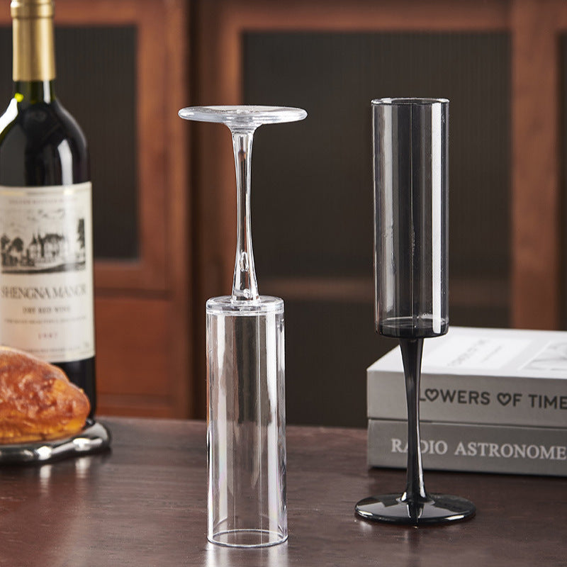 Vintage Champagne & Wine Glass Set – Elegant Stemmed Cocktail Goblets