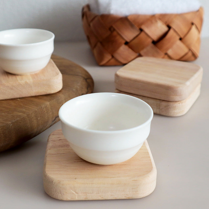 Wooden Cup Coaster, Heat-Resistant Mug and Coffee Mat