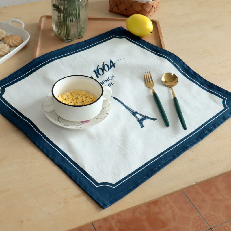 Thick Printed Napkin Cloth, Square Table Napkin, Kitchen & Dining Mat