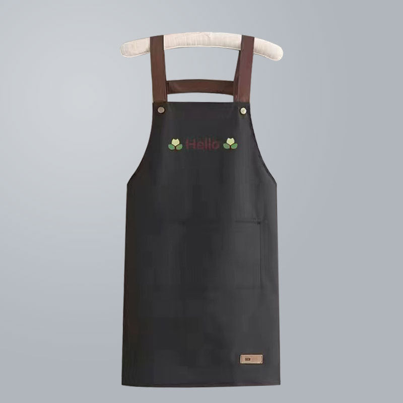 Waterproof Oil-Resistant Kitchen Apron for Men & Women, Sleeveless Cooking Apron with Large Pocket
