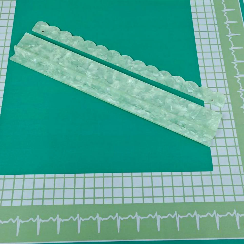 American Mahjong Racks Set – 20" Acrylic Tile Racks & Pushers (Set of 4)