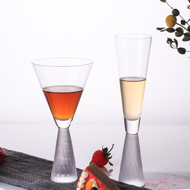 Crystal Stemmed Glass – Cocktail, Juice & Sparkling Drink Goblet