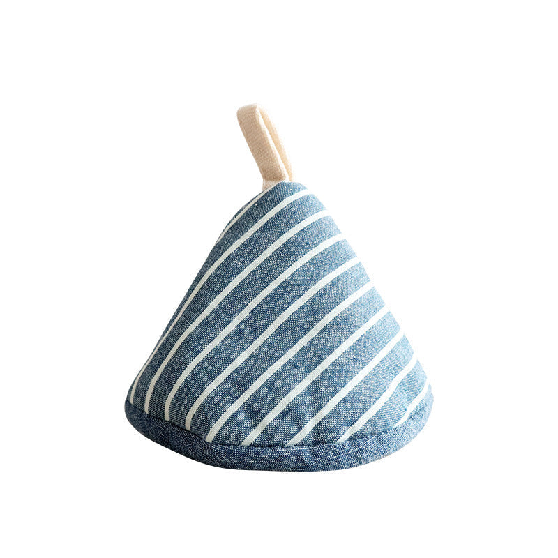 Striped Pot Handle Cover, Heat Resistant Lid Lifter & Cast Iron Handle Sleeve