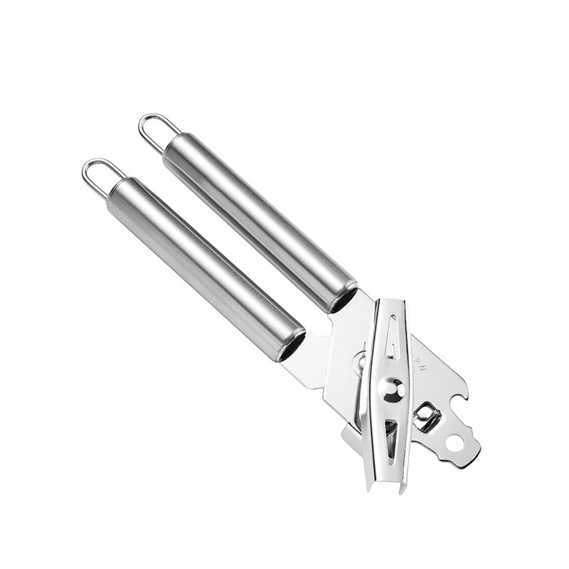 Multifunction Stainless Steel Can Opener & Bottle Opener with Wooden Handle