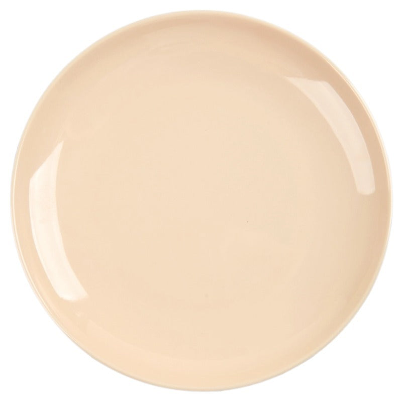 Melamine Dinner Plate – 8 Inch Round Lightweight Tableware Plate for Dining & Serving