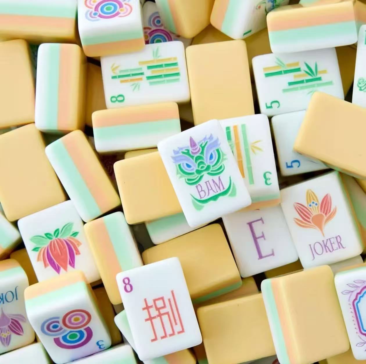 American Mahjong Game Set – Crystal Acrylic Mahjong Tiles